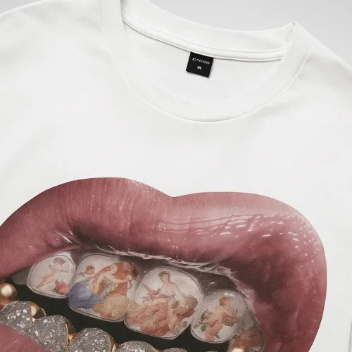 Camiseta Cypreste Cravejada Branca