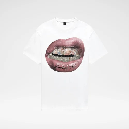 Camiseta Cypreste Cravejada Branca